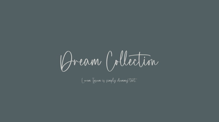 Dream Collection Font