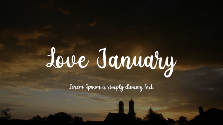 Love January Font