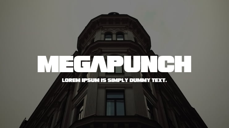 Megapunch Font Family