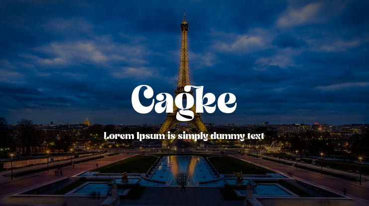 Cagke Font