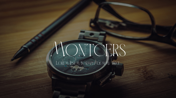 Montcers Font