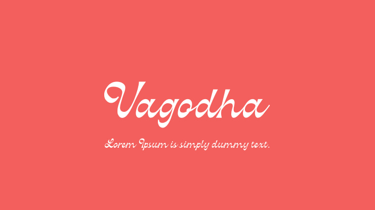 Vagodha Font