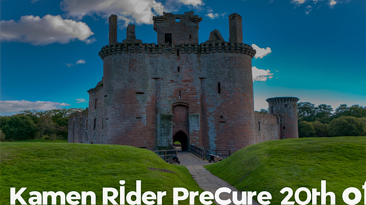 Kamen Rider PreCure 20th Official CGI Fox Font