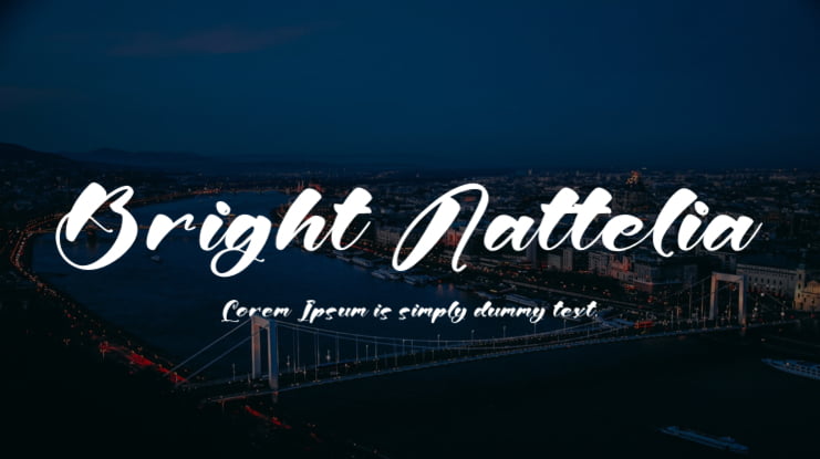 Bright Nattelia Font
