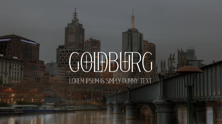 GOLDBURG Font