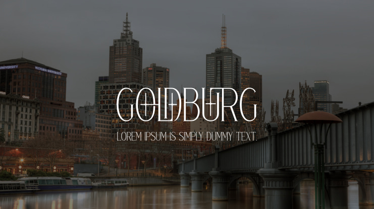 GOLDBURG Font