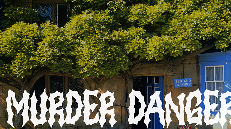 MURDER DANGER Font