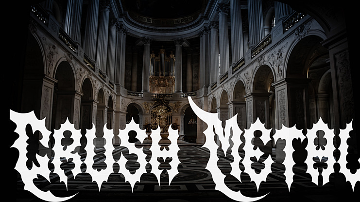 Crush Metal Font