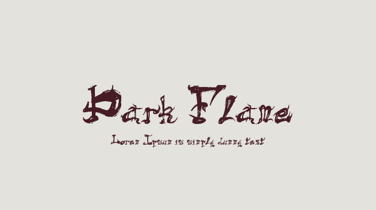 Dark Flame Font