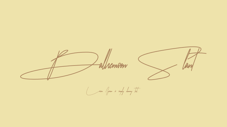 Balhemson Slant Font