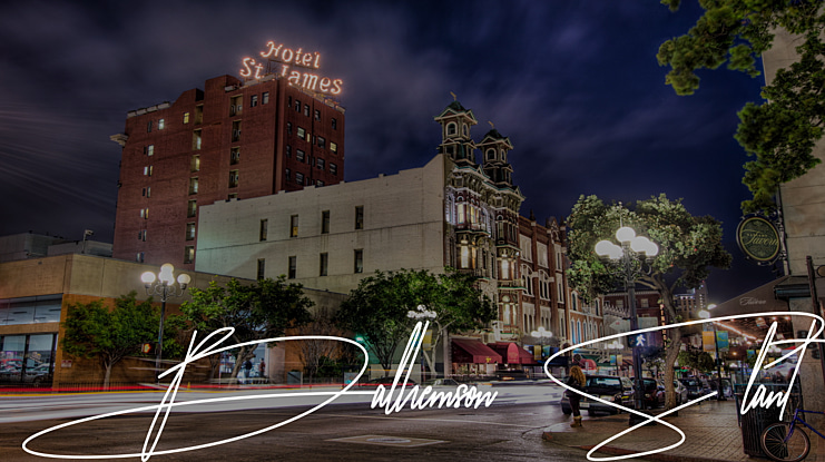 Balhemson Slant Font