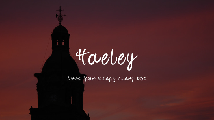 Haeley Font