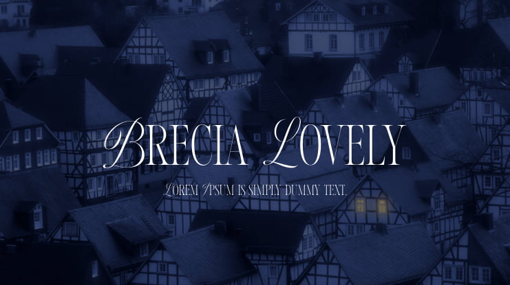 Brecia Lovely Font