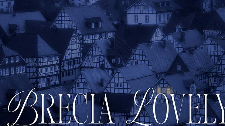Brecia Lovely Font