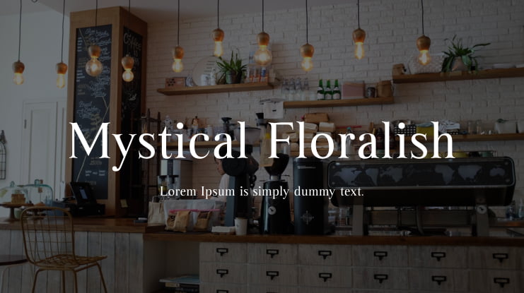 Mystical Floralish Font