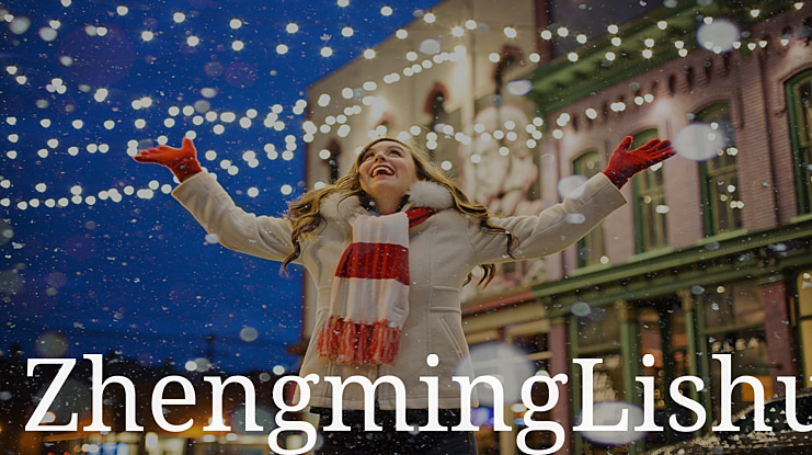 ZhengmingLishu Font