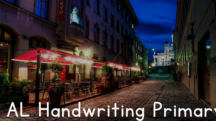 AL Handwriting Primary Font Family