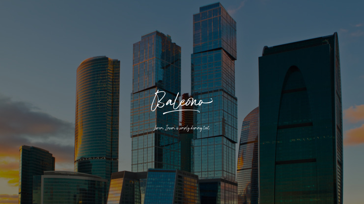 Baleono Font