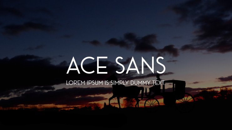 Ace Sans Font