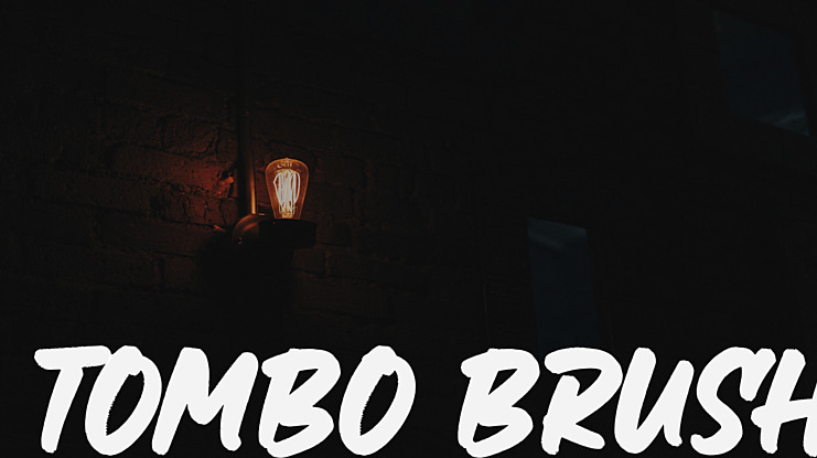 Tombo Brush Font