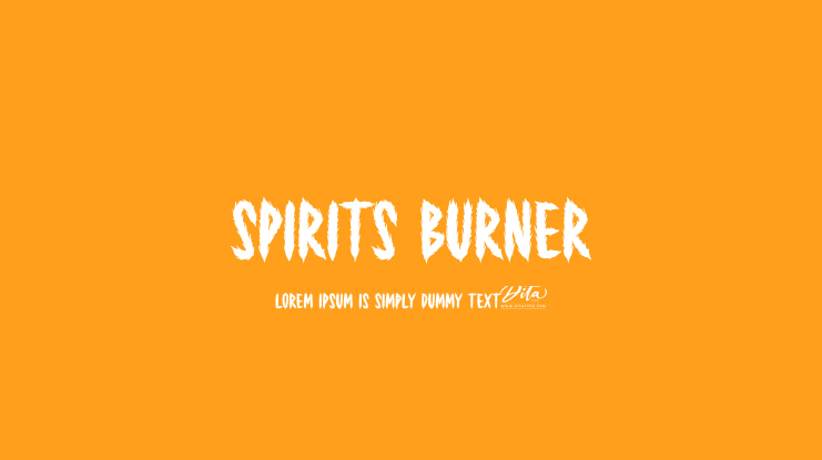 Spirits Burner Font