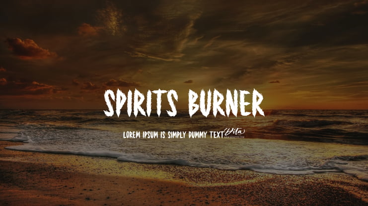 Spirits Burner Font