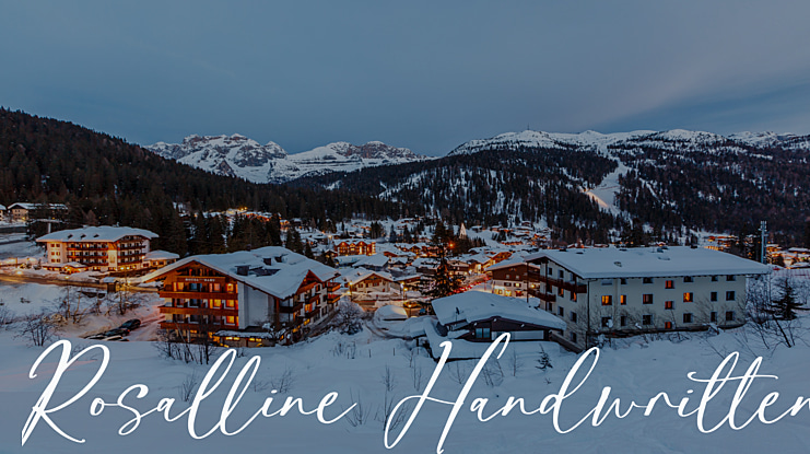 Rosalline Handwritten Font