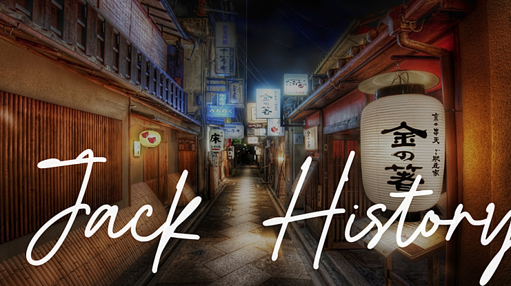 Jack History Font