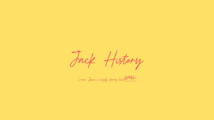 Jack History Font