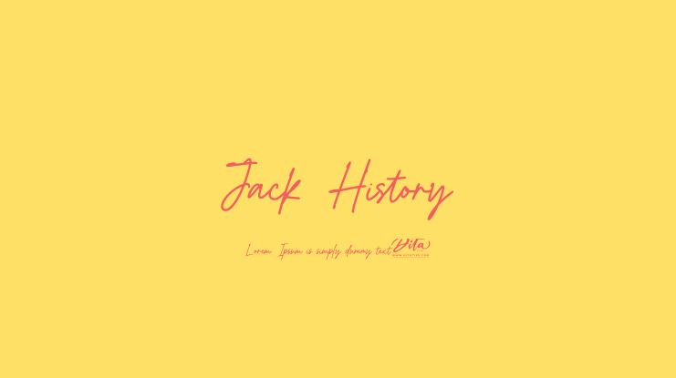 Jack History Font