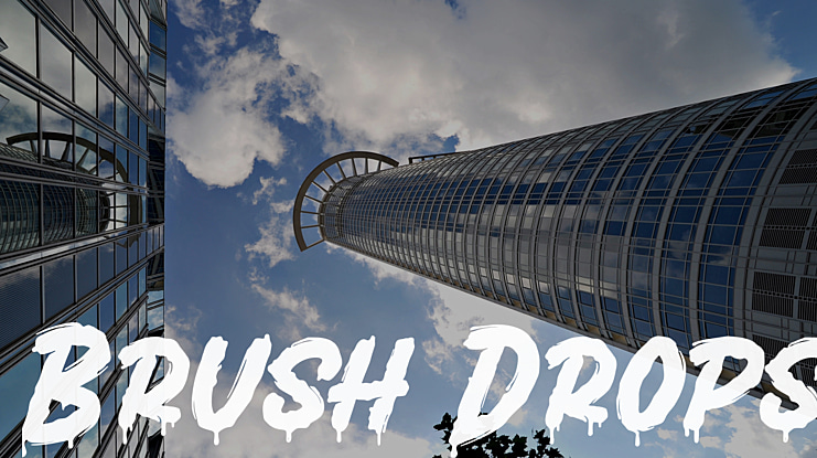 Brush Drops Font