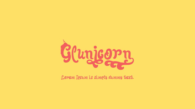 Glunicorn Font