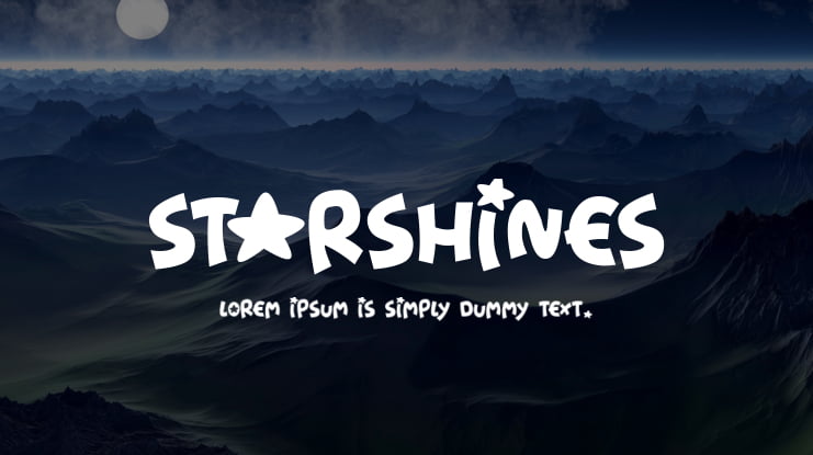 Starshines Font Family