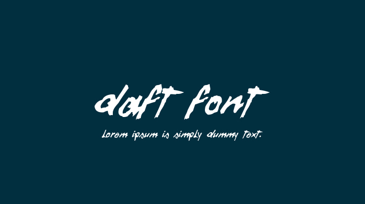 Daft Font