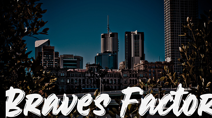 Braves Factor Font