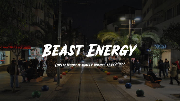 Beast Energy Font