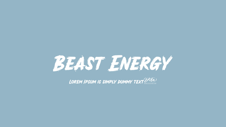 Beast Energy Font