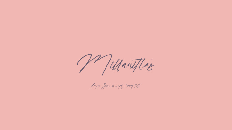 Millanittas Font