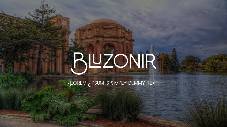 Bluzonir Font