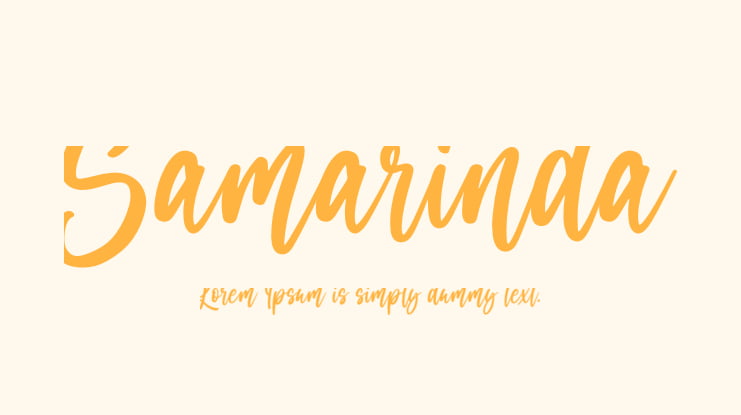 Samarinda Font
