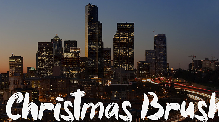 Christmas Brush Font