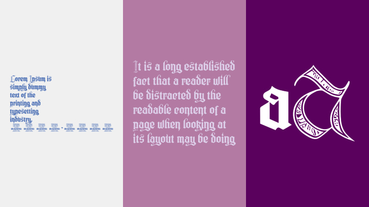 Gotika Ornament PERSONAL USE Font