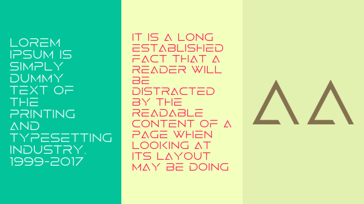 Dimensional Font Family