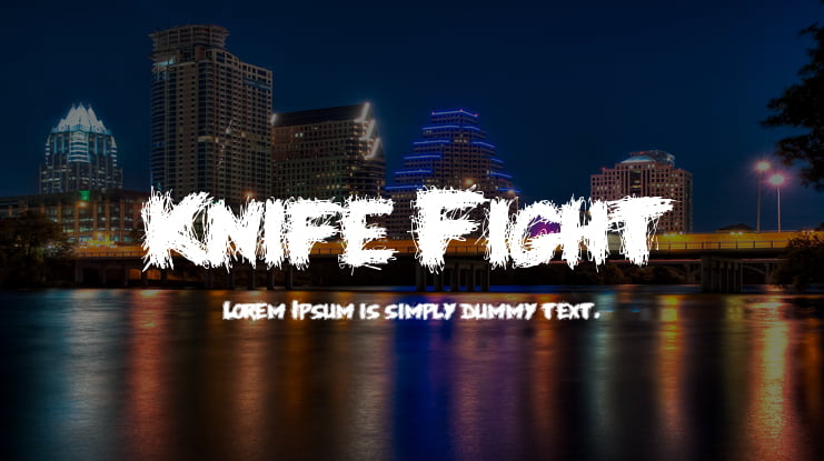 Knife Fight Font