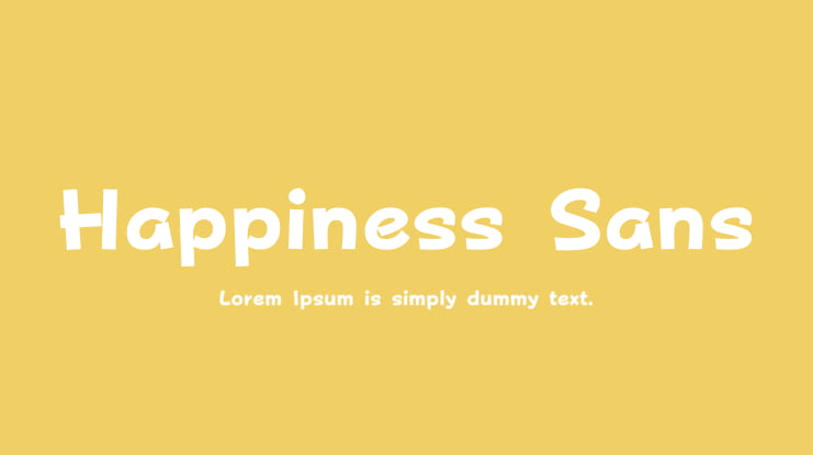 Happiness Sans Font