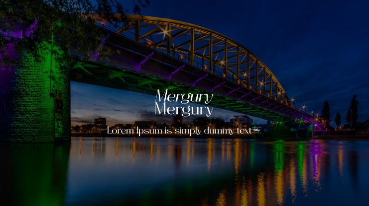 Mergury Font