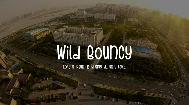 Wild Bouncy Font