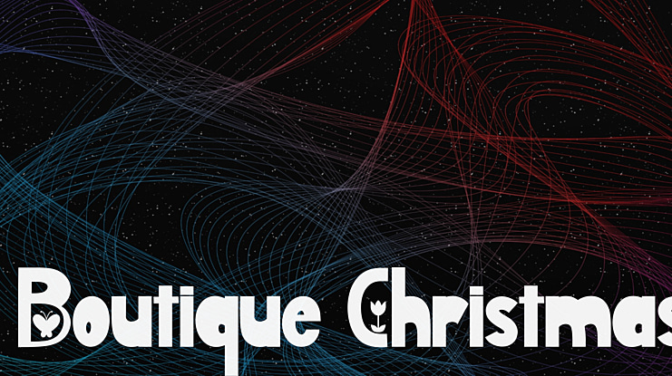 Boutique Christmas Font