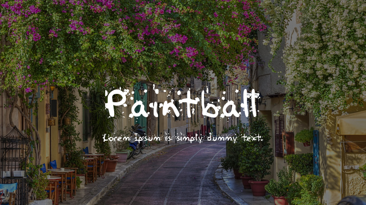 Paintball Font
