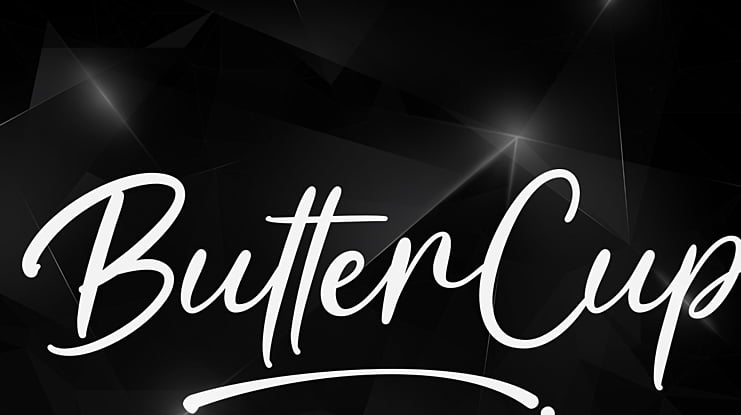 Butter Cup Font